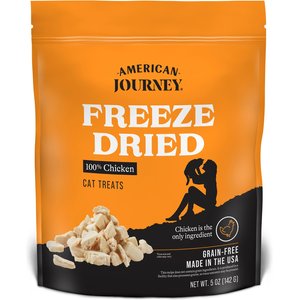 American Journey 100% Chicken Freeze-Dried Grain-Free Cat Treats, 5-oz bag
