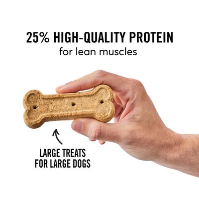 Show full view: American Journey Active Life Chicken & Rice Flavor Large Biscuit Dog Treats, 15-lb box, bundle of 2 slide 3 of 10