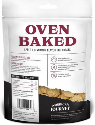 Show full view: American Journey Apples & Cinnamon Flavor Grain-Free Oven Baked Crunchy Biscuit Dog Treats, 16-oz bag slide 3 of 10