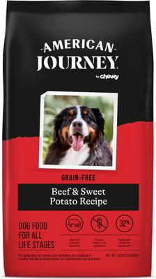 Show full view: American Journey Beef Recipe Canned Food + Beef & Sweet Potato Recipe Dry Dog Food slide 2 of 9