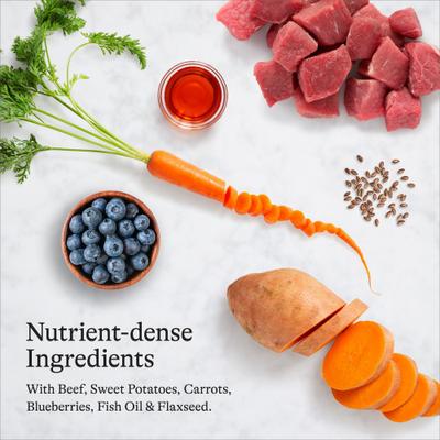 Show full view: American Journey Beef Recipe Canned Food + Beef & Sweet Potato Recipe Dry Dog Food slide 5 of 9