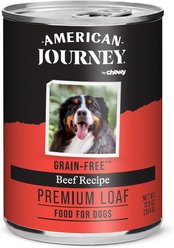 American Journey Premium Loaf Beef Recipe Grain-Free Canned Dog Food, 12.5-oz can, case of 12