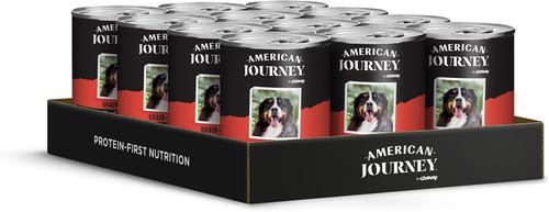 Show full view: American Journey Premium Loaf Beef Recipe Grain-Free Canned Dog Food, 12.5-oz can, case of 12 slide 3 of 11