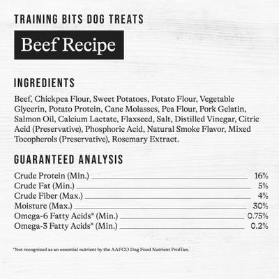 Show full view: American Journey Beef Recipe Grain-Free Soft & Chewy Training Bits Dog Treats, 32-oz bundle slide 10 of 11