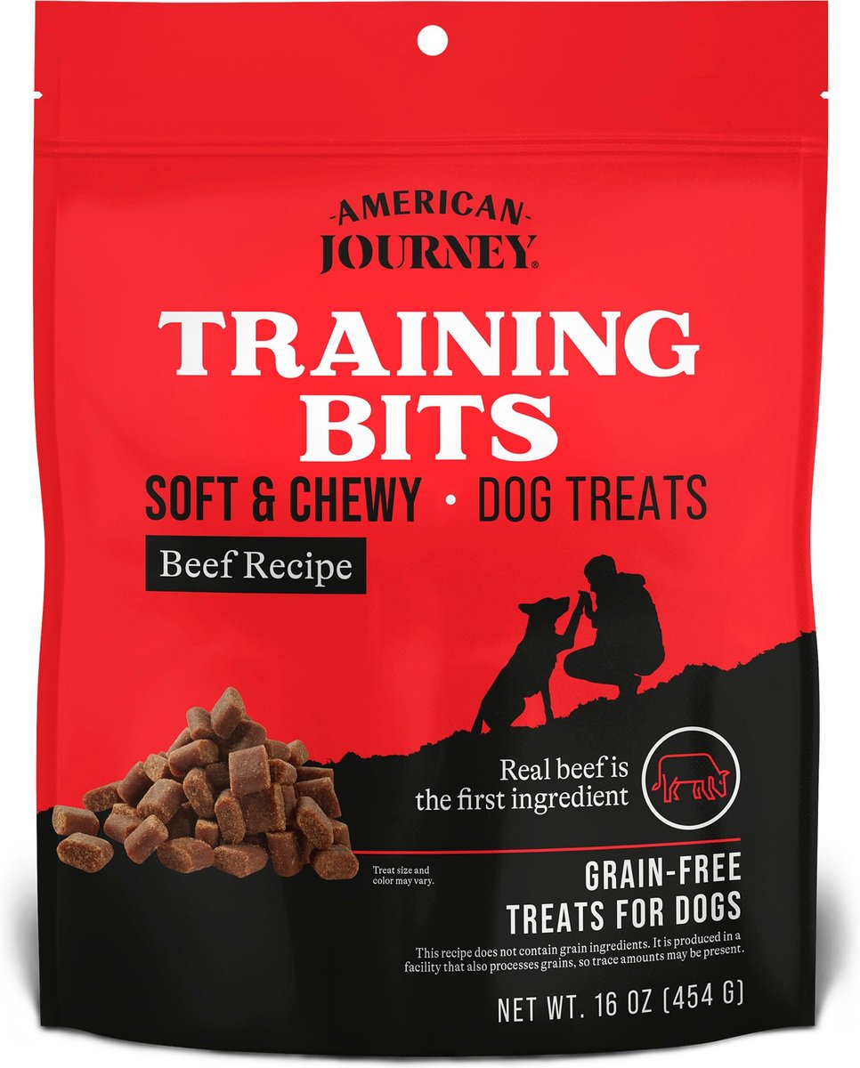 American Journey Landmark Beef Recipe Grain-Free Crunchy Biscuits Dog Treats, 10-oz bag
