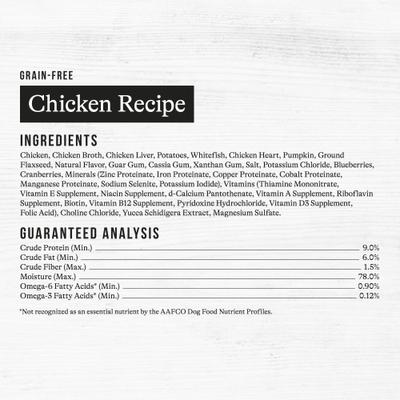 Show full view: American Journey Premium Loaf Chicken Recipe Grain-Free Canned Dog Food, 12.5-oz can, case of 12 slide 10 of 12