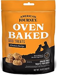American Journey Chicken Recipe Grain-Free Oven Baked Crunchy Biscuit Dog Treats, 16-oz bag