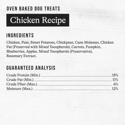 Show full view: American Journey Chicken Recipe Grain-Free Oven Baked Crunchy Biscuit Dog Treats, 16-oz bag slide 9 of 10