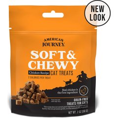 American Journey Chicken Recipe Grain-Free Soft & Chewy Cat Treats, 2-oz bag