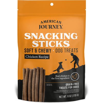 American Journey American Journey Chicken Recipe Grain-Free Soft & Chewy Snacking Sticks Dog Treats, 6-oz bag