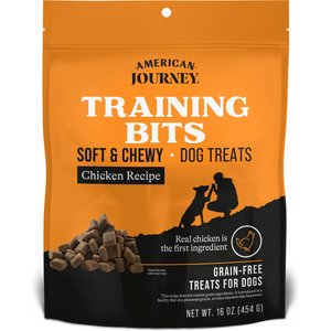 American Journey Chicken Recipe Grain-Free Soft & Chewy Training Bits Dog Treats, 16-oz bag