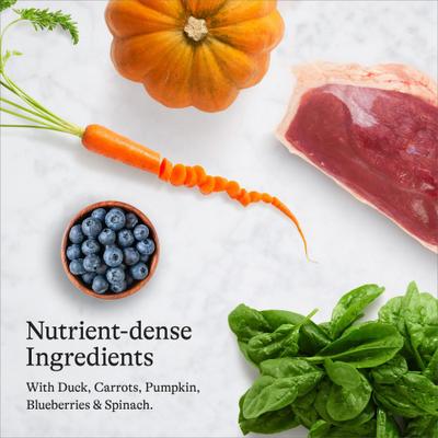 Show full view: American Journey Duck Recipe Grain-Free Dry Cat Food, 12-lb bag & Minced Poultry & Seafood in Gravy Variety Pack Grain-Free Canned Cat Food, 3-oz, case of 24 slide 5 of 9