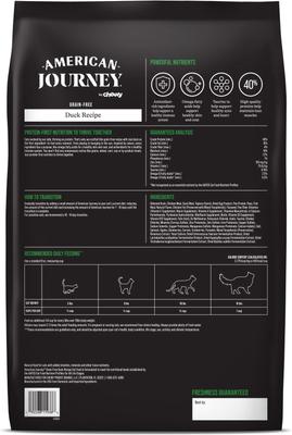 Show full view: American Journey Duck Recipe Grain-Free Dry Cat Food, 12-lb bag slide 4 of 11