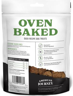 Show full view: American Journey Duck Recipe Grain-Free Oven Baked Crunchy Biscuit Dog Treats, 16-oz bag slide 3 of 10