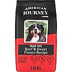 American Journey Grain-Free Beef & Sweet Potato Recipe Dry Dog Food, 24-lb bag