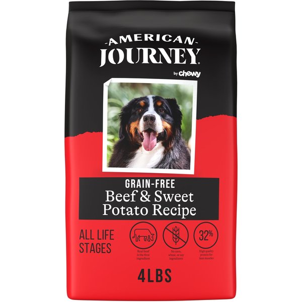 AMERICAN JOURNEY Grain-Free Beef Sweet Potato Recipe Dry