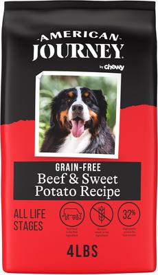 AMERICAN JOURNEY Grain-Free Beef Sweet Potato Recipe Dry Dog