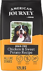 American Journey Grain-Free Chicken & Sweet Potato Recipe Dry Dog Food, 12-lb bag