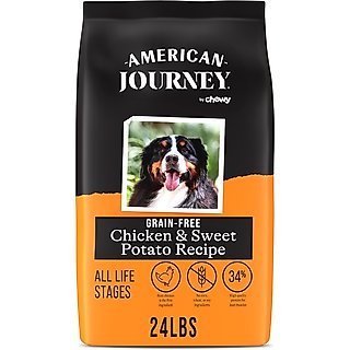 American Journey Grain-Free Chicken & Sweet Potato Recipe Dry Dog Food, 24-lb bag slide 1 of 9