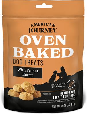 Show full view: American Journey Grain-Free Chicken & Sweet Potato Recipe Dry Dog Food + Peanut Butter Recipe Grain-Free Oven Baked Crunchy Biscuit Dog Treats slide 6 of 10