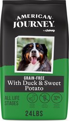 American Journey Grain-Free Duck & Sweet Potato Dry Dog Food, 24-lb bag