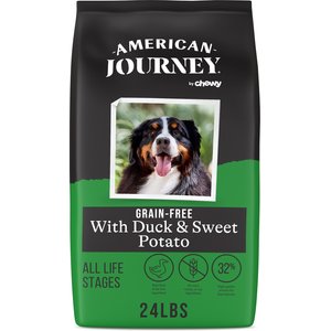 American Journey Grain-Free Duck & Sweet Potato Dry Dog Food, 24-lb bag