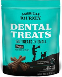 American Journey Grain-Free Extra-Small Dental Dog Treats Mint Flavor, 130 count