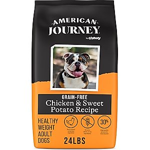 American Journey Grain-Free Healthy Weight Chicken & Sweet Potato Recipe Dry Dog Food, 24-lb bag