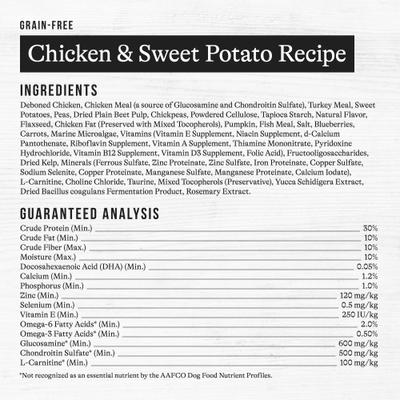 Show full view: American Journey Grain-Free Healthy Weight Chicken & Sweet Potato Recipe Dry Dog Food, 24-lb bag slide 10 of 12