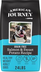 American Journey Grain-Free Healthy Weight Salmon & Sweet Potato Recipe Dry Dog Food, 24-lb bag