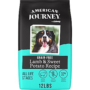 American Journey Grain-Free Lamb & Sweet Potato Recipe Dry Dog Food, 12-lb bag