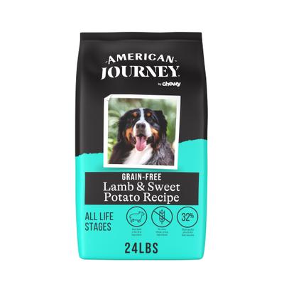 Show full view: American Journey Grain-Free Lamb & Sweet Potato Recipe Dry Dog Food, 24-lb bag slide 1 of 12