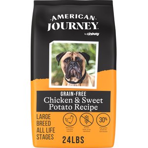 American Journey Grain-Free Large Breed Adult Chicken & Sweet Potato Recipe Dry Dog Food, 24-lb bag