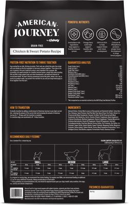 Show full view: American Journey Grain-Free Large Breed Puppy Chicken & Sweet Potato Recipe Dry Dog Food, 48-lb bundle slide 3 of 12