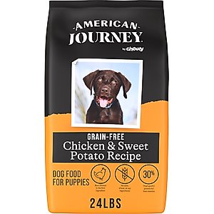 American Journey Grain-Free Puppy Chicken & Sweet Potato Recipe Dry Dog Food, 24-lb bag