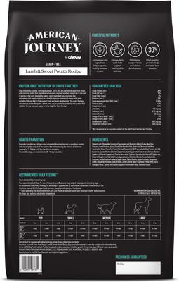 Show full view: American Journey Grain-Free Puppy Lamb & Sweet Potato Recipe Dry Dog Food, 12-lb bag slide 3 of 12