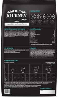 Show full view: American Journey Grain-Free Puppy Lamb & Sweet Potato Recipe Dry Dog Food, 24-lb bag slide 3 of 12