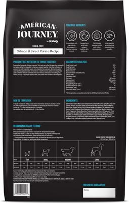 Show full view: American Journey Grain-Free Salmon & Sweet Potato Recipe Dry Dog Food, 12-lb bag slide 3 of 12