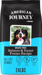 American Journey Grain-Free Salmon & Sweet Potato Recipe Dry Dog Food, 24-lb bag