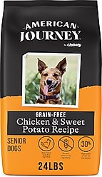 American Journey Grain-Free Senior Chicken & Sweet Potato Recipe Dry Dog Food, 24-lb bag