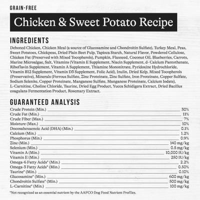 Show full view: American Journey Grain-Free Senior Chicken & Sweet Potato Recipe Dry Dog Food + Poultry & Beef Variety Pack Grain-Free Canned Dog Food slide 8 of 9