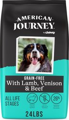 American Journey Grain-Free with Lamb, Venison & Beef Dry Dog Food, 24-lb bag
