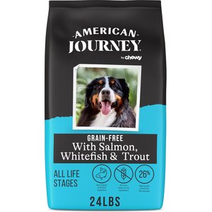 American Journey Grain-Free with Salmon, Whitefish & Trout Dry Dog Food, 24-lb bag