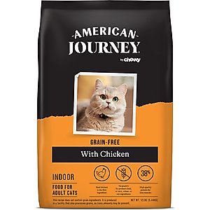 American Journey Indoor Recipe with Chicken Grain-Free Dry Cat Food, 12-lb bag