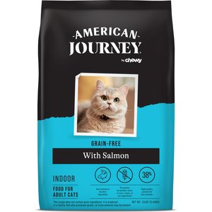 American Journey Indoor Recipe with Salmon Grain-Free Dry Cat Food, 12-lb bag