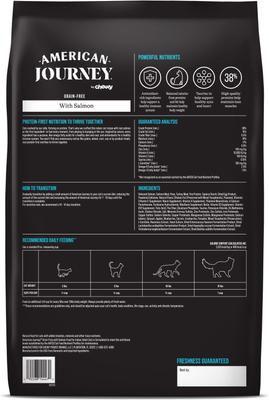 Show full view: American Journey Indoor Recipe with Salmon Grain-Free Dry Cat Food, 12-lb bag slide 4 of 11