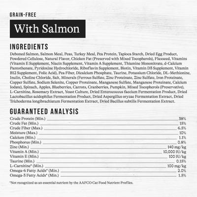 Show full view: American Journey Indoor Recipe with Salmon Grain-Free Dry Cat Food, 12-lb bag slide 10 of 11