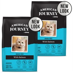 American Journey Indoor Recipe with Salmon Grain-Free Dry Cat Food, 24-lb bundle 