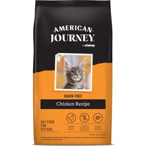American Journey Kitten Chicken Recipe Grain-Free Dry Cat Food, 5-lb bag