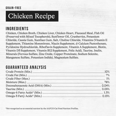 Show full view: American Journey Kitten Pate Chicken Recipe Grain-Free Canned Cat Food, 3-oz can, case of 24 slide 10 of 11